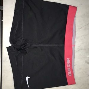 Nike pro spandex shorts